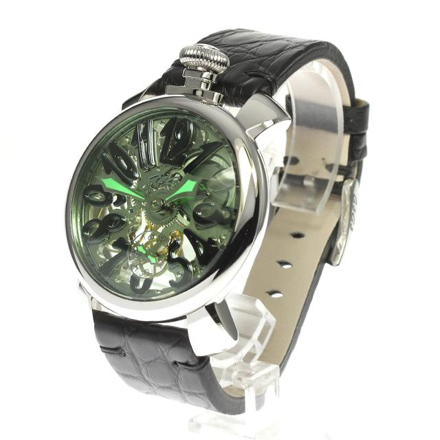 ガガミラノ GaGa MILANO 5310.02.GR マヌアーレ48 スケルトン 手巻き 