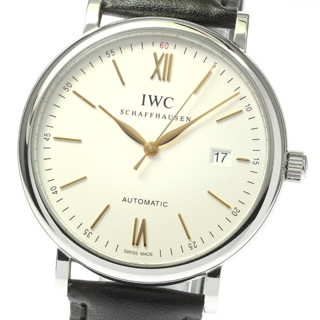 IWC IWC SCHAFFHAUSEN IW356517 ポートフィノ デイト 自動巻き メンズ _814692の通販は