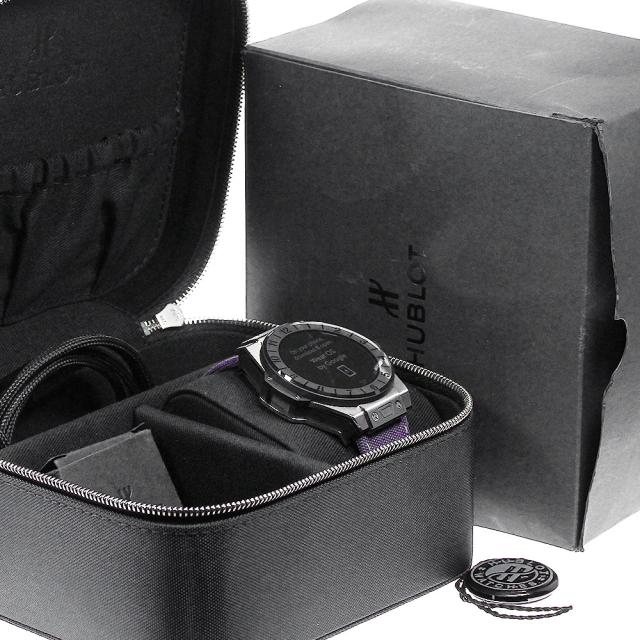 ウブロ HUBLOT 440.NX.1100.NR.PLW21 ビッグバンe チタニウム クォーツ  