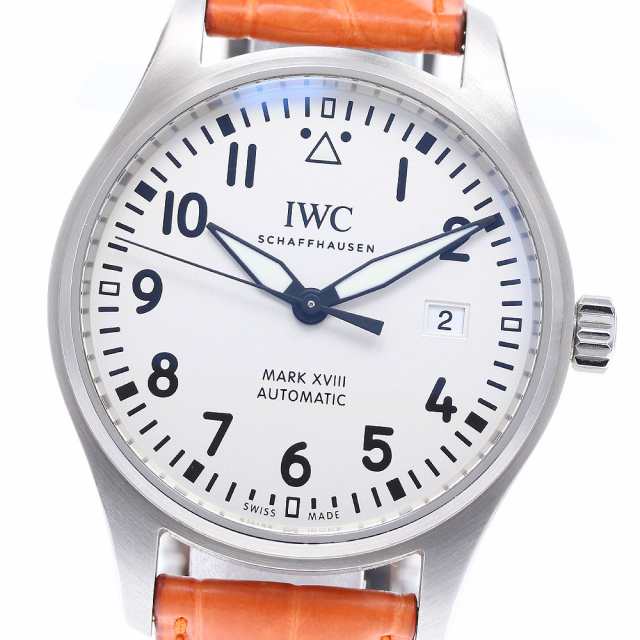 IWC IWC SCHAFFHAUSEN IW327012 パイロットウォッチ マークXVIII デイト 自動巻き メンズ 美品 _817012の通販は 599,280円
