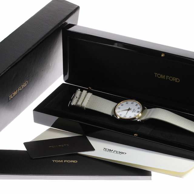 トムフォード TOM FORD TFT002009 N.002 SS/YG クォーツ メンズ 良品 ...