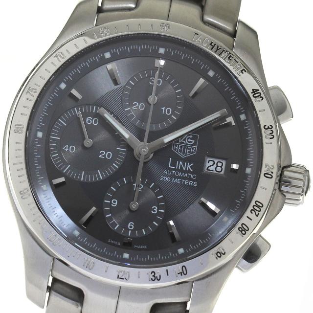 タグホイヤー TAG HEUER CJF2115 リンク クロノグラフ デイト 自動巻き メンズ _791768【ev20】の通販は