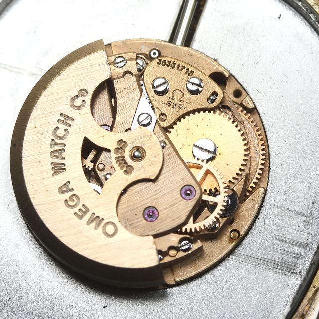 訳あり オメガ OMEGA MD151.777 デビル スクエア cal.684 ヴィンテージ 