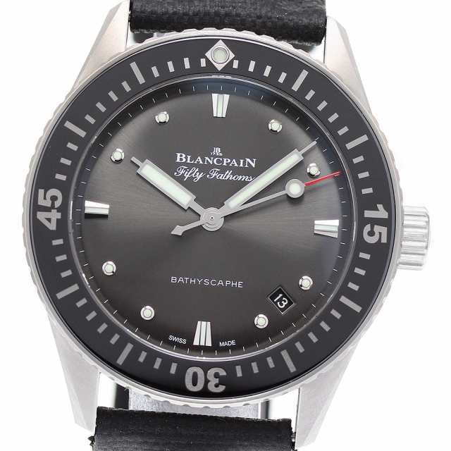 ブランパン Blancpain 5100B-1110-B52A フィフティ ファゾムス バチスカーフ デイト 自動巻き メンズ 良品 箱・保証書付き_815954の通販は 408,320円