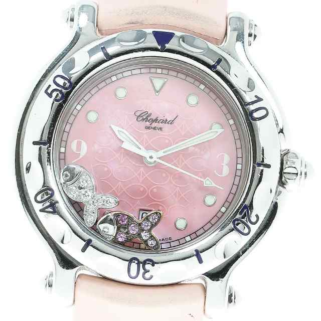 ショパール Chopard 27/8921-403 ハッピースポーツ ハッピーフィッシュ デイト クォーツ レディース _820422【ev15】の通販は