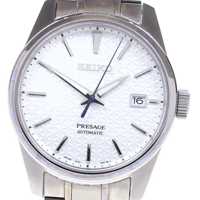 セイコー SEIKO SARX075/6R35-00V0 プレザージュ デイト 自動巻き メンズ 箱・保証書付き_820098【ev20】の通販は 67,038円