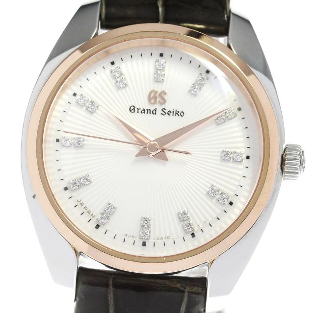 セイコー SEIKO 4J51-0AV0/STGF350 グランドセイコー エレガンスコレクション ダイヤモンド クォーツ レディース 箱・保証書付き_818920の通販は