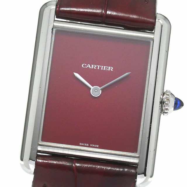 カルティエ CARTIER WSTA0054 タンクマストLM クォーツ メンズ 保証書付き_819655｜au PAY マーケット