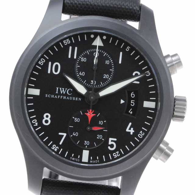 IWC IWC SCHAFFHAUSEN IW388001 パイロットウォッチ トップガン クロノグラフ 自動巻き メンズ _823260の通販は 758,802円