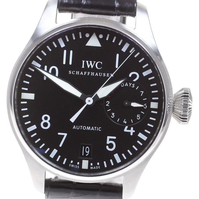 IWC SCHAFFHAUSEN IW500901 ビッグ パイロットウォッチ デイト 自動巻き メンズ 保証書付き_819631の通販は