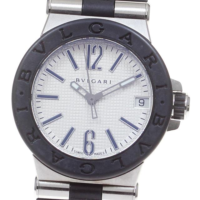 ブルガリ BVLGARI DG29SV ディアゴノ デイト クォーツ レディース 保証書付き_820695【ev20】の通販は 84,040円