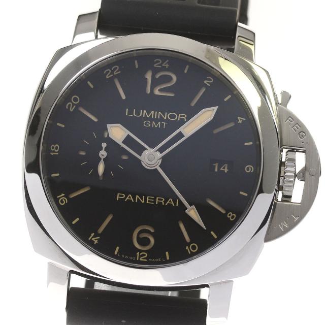 パネライ PANERAI PAM00531 ルミノール 1950 3デイズ GMT 24H アッチャイオ 44mm 自動巻き メンズ 良品 _816466の通販は