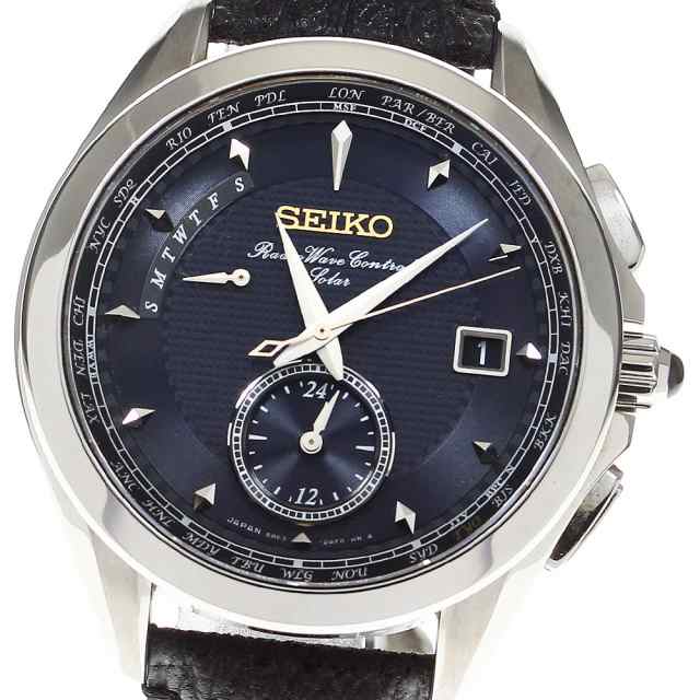 セイコー SEIKO 8B63-0AF0/SAGA245 ブライツ Brift H コラボモデル 世界限定700本 ソーラー電波 メンズ 美品 内箱付き_765264