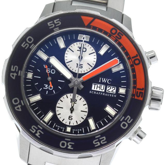 IWC SCHAFFHAUSEN IW376703 アクアタイマー クロノグラフ 自動巻き メンズ メーカーOH済み_820297の通販は