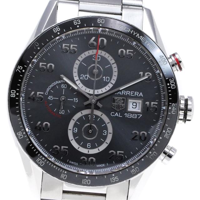 タグホイヤー TAG HEUER CAR2A11-2 カレラ キャリバー1887 クロノグラフ 自動巻き メンズ 箱・保証書付き_824754【ev15】の通販は
