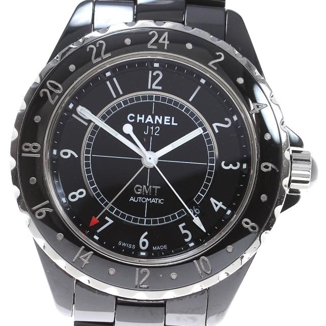 シャネル CHANEL H2012 J12 GMT ブラックセラミック 自動巻き メンズ _825173の通販は