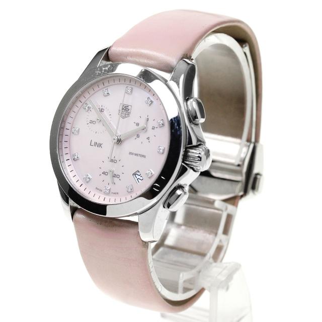 タグホイヤー TAG HEUER CJF1313 リンク クロノグラフ 12Pダイヤ  