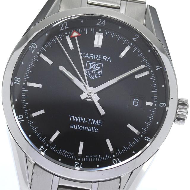 タグホイヤー TAG HEUER WV2115 カレラ ツインタイム 自動巻き メンズ _825175の通販は