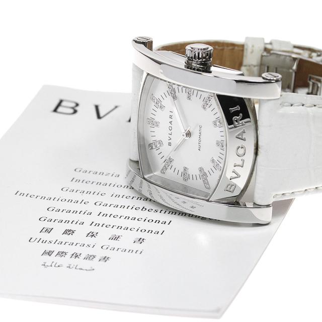 ブルガリ BVLGARI AA44S アショーマ デイト 自動巻き メンズ 保証書