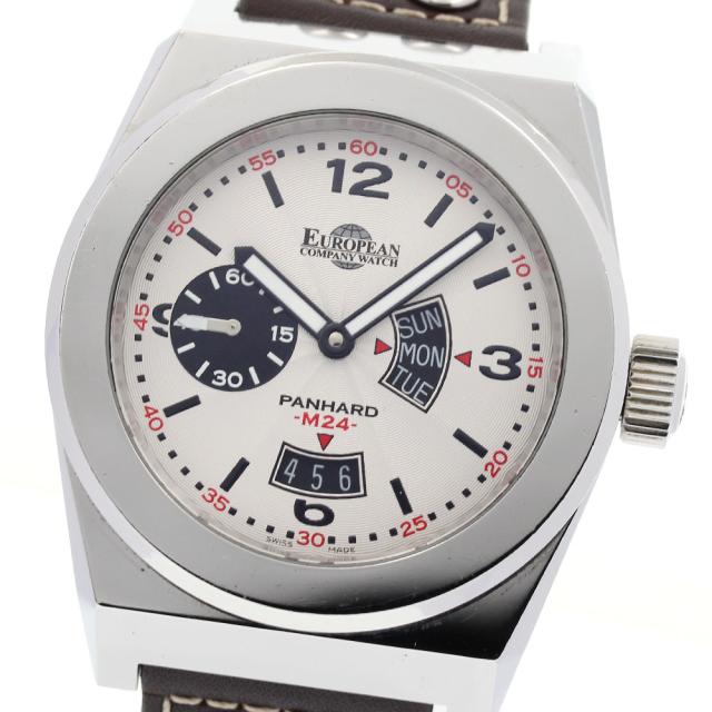 ヨーロピアン・カンパニー・ウォッチ ECW PM24ST4658SW パナール デイデイト スモールセコンド 自動巻き メンズ 内箱・保証書付き_827376【ev15】の通販は
