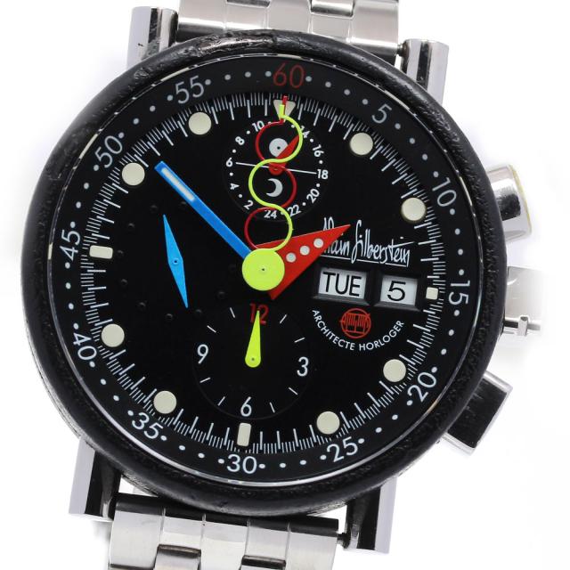 アラン・シルベスタイン Alain Silberstein LWO5100 デイデイト 自動巻き メンズ 箱・保証書付き_827057の通販は