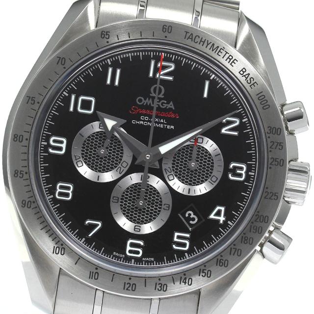 オメガ OMEGA 321.10.44.50.01.001 スピードマスター ブロードアロー クロノグラフ デイト 自動巻き メンズ 良品 保証書付き_830171の通販は