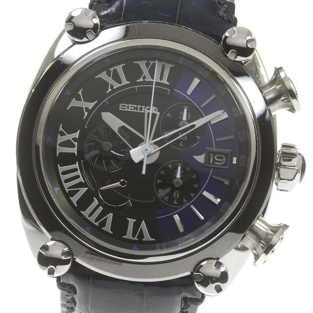 ベルト訳あり セイコー SEIKO SBLA093/5R86-0AS0 ガランテ スプリングドライブ メンズ 保証書付き_831398【ev10】の通販は