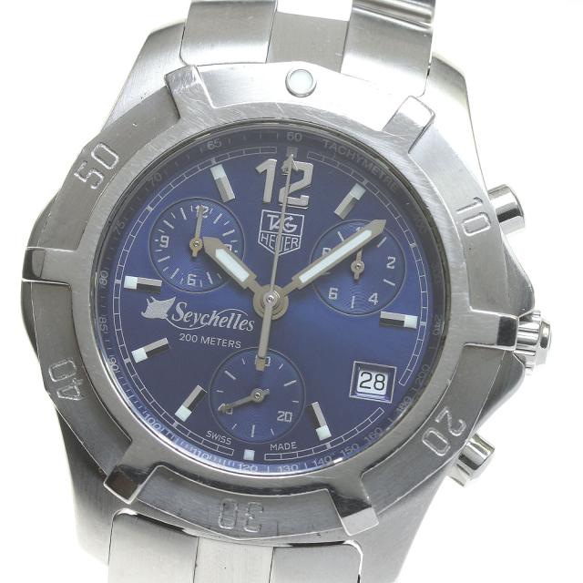 訳あり タグホイヤー TAG HEUER CN111D 2000 エクスクルーシブ セイシェル諸島 クロノグラフ クォーツ メンズ _821550の通販は 39,336円