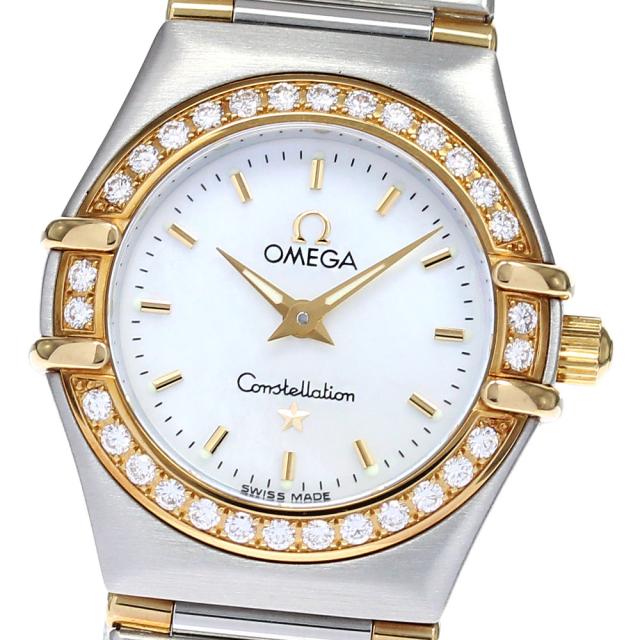 オメガ OMEGA 1367.70 コンステレーション ミニ ダイヤベゼル クォーツ レディース 美品 保証書付き_830290【ev15】の通販は