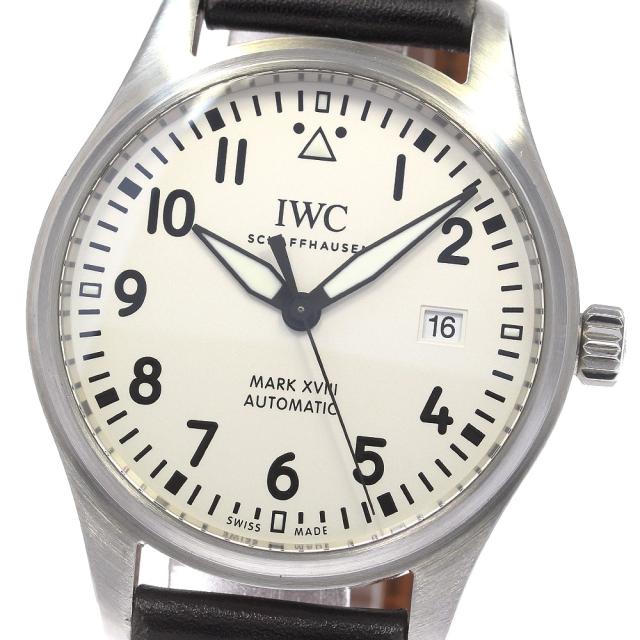 IWC SCHAFFHAUSEN IW327012 パイロットウォッチ マークXVIII デイト 自動巻き メンズ 保証書付き_832007の通販は 245,005円