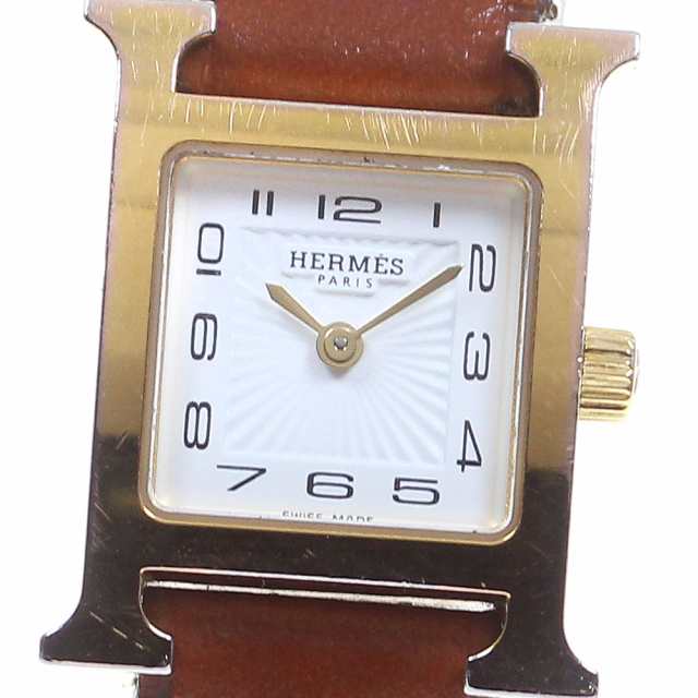 エルメス HERMES HH1.101 Hウォッチ ミニ クォーツ レディース _831289