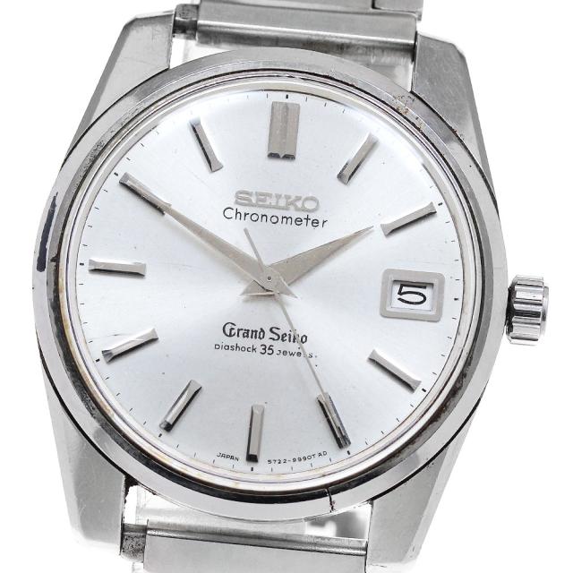 セイコー SEIKO 5722-9990 グランドセイコー デイト クロノメーター 手巻き メンズ _825911の通販は 140,800円
