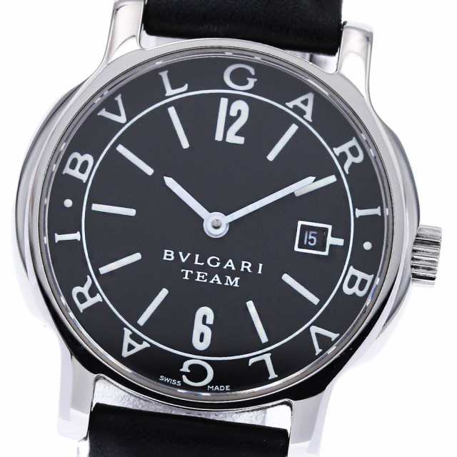 ブルガリ BVLGARI ST29S ソロテンポ スタッフ限定品 デイト クォーツ レディース 内箱付き_830284