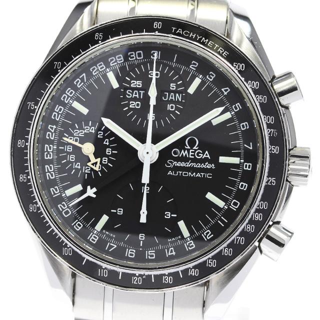 オメガ OMEGA 3520.50 スピードマスター マーク40 コスモス トリプルカレンダー 自動巻き メンズ 保証書付き_831592の通販は