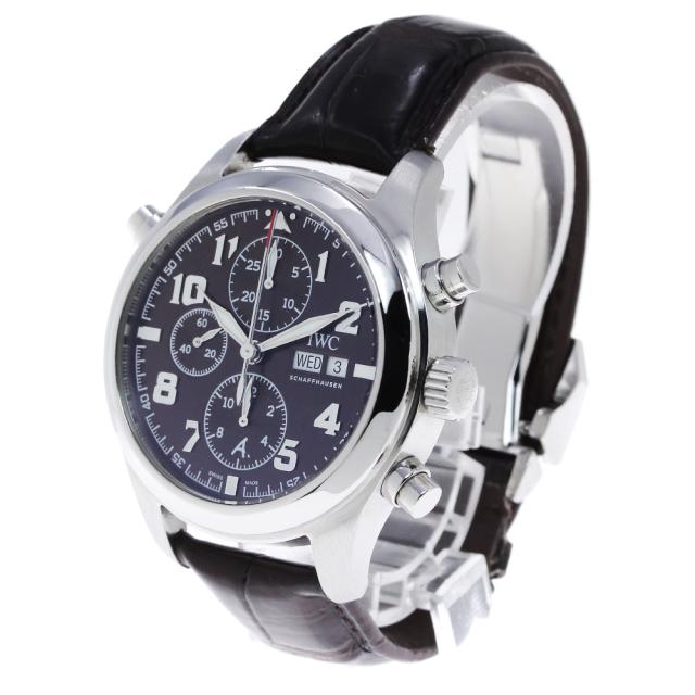 IWC SCHAFFHAUSEN IW371808 パイロットウォッチ アントワーヌ・ド・サンテグジュペリ ダブルクロノグラフ AT メンズ 保証書付き_832053_2