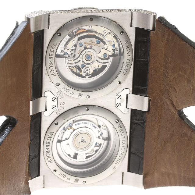 訳あり クロノスイス Chronoswiss CH2703 リストマスター アフターダイヤモンド 自動巻き メンズ _826041 訳あり クロノスイス Chronoswiss CH2703 リストマスター アフター