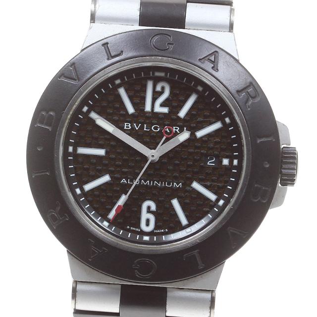 ブルガリ BVLGARI AL44TA アルミニウム デイト 自動巻き メンズ _835048の通販は