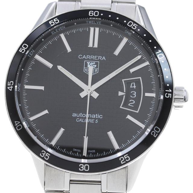 タグホイヤー TAG HEUER WV211M.BA0787 カレラ キャリバー5 デイト 自動巻き メンズ 良品 保証書付き_836966【ev10】の通販は