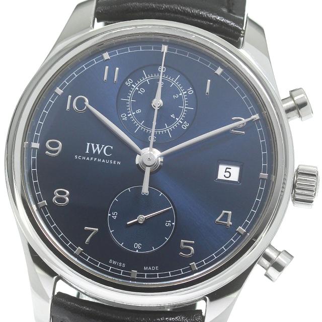 IWC SCHAFFHAUSEN IW390303 ポルトギーゼ クラシック クロノグラフ 自動巻き メンズ 保証書付き_832156の通販は