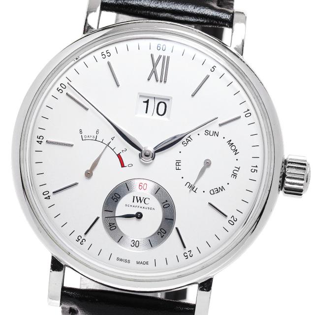 IWC IWC SCHAFFHAUSEN IW516201 ポートフィノ ハンドワインド デイ＆デイト 手巻き メンズ _831989 IWC IWC SCHAFFHAUSEN IW516201 ポートフィノ ハンドワインド デイ