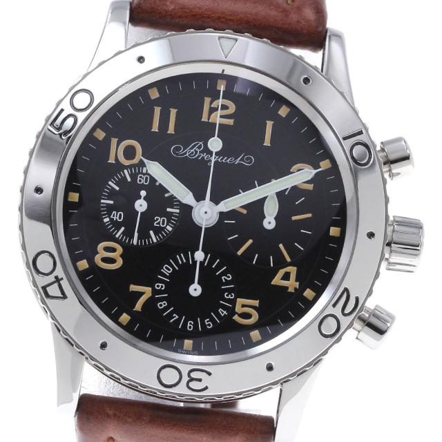 ブレゲ Breguet 3800 アエロナバル タイプ XX クロノグラフ 自動巻き メンズ 箱・保証書付き_834637の通販は