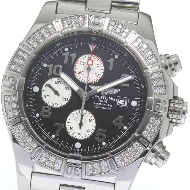 ブライトリング BREITLING A13370 スーパーアベンジャー クロノグラフ デイト ダイヤベゼル 自動巻き メンズ 保証書付き_836083の通販は