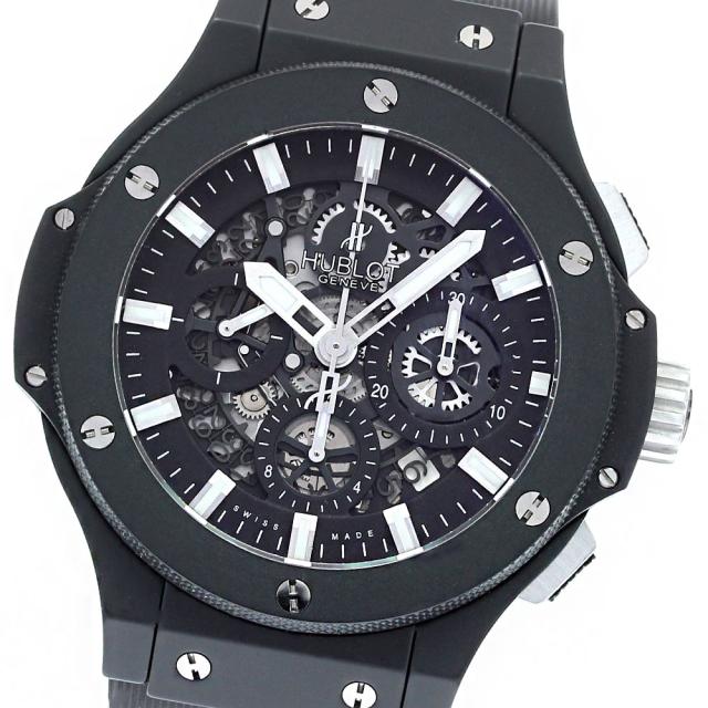 ウブロ HUBLOT 311.CI.1170.GR ビッグバン アエロバン ブラックマジック クロノグラフ 自動巻き メンズ 良品 メーカーOH済み_824023の通販は 417,120円
