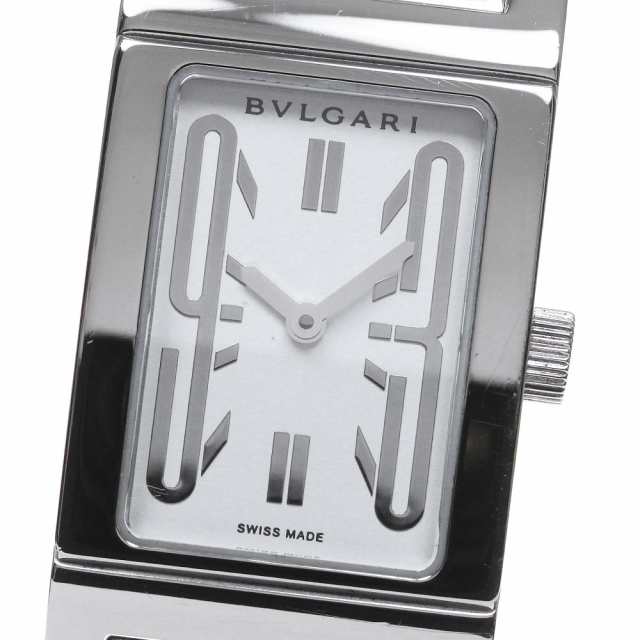 ブルガリ BVLGARI RT39S レッタンゴロ クォーツ レディース 箱付き_832784