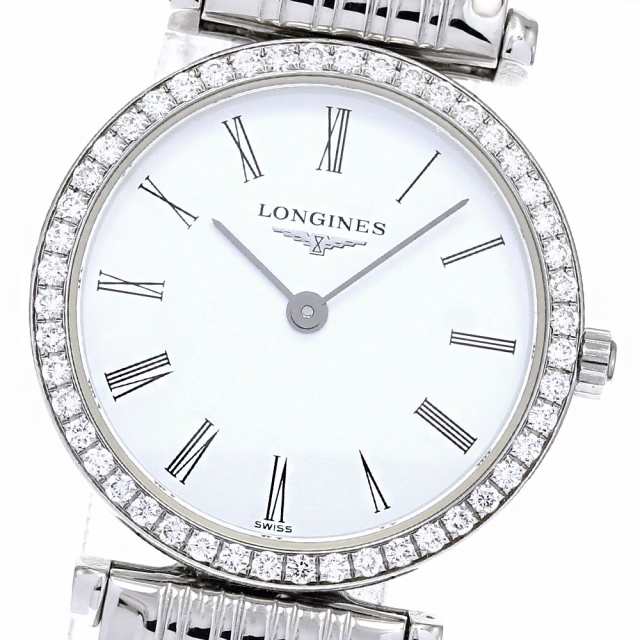 ロンジン LONGINES L4.241.0 グランドクラシック ダイヤベゼル クォーツ レディース 良品 _832774