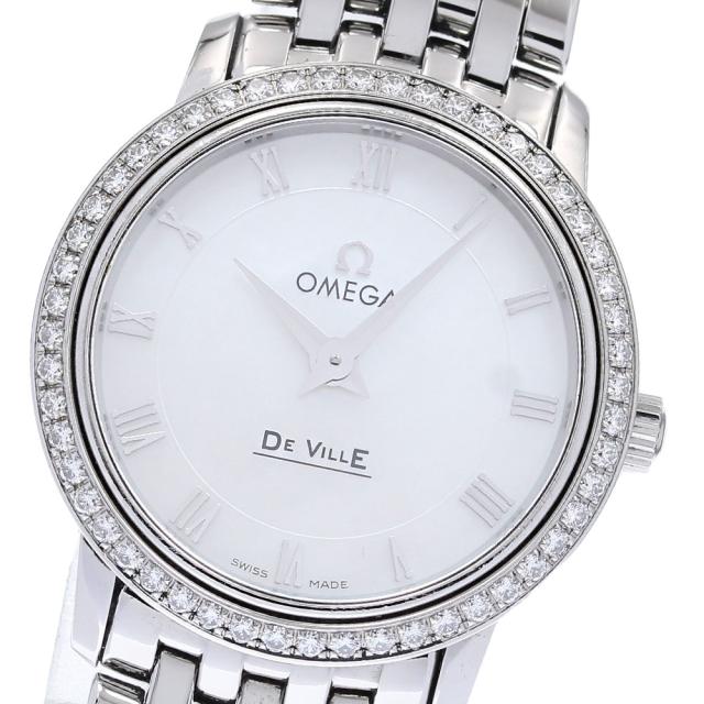 オメガ OMEGA 413.15.27.60.05.001 デビル プレステージ ダイヤベゼル クォーツ レディース _835117の通販は