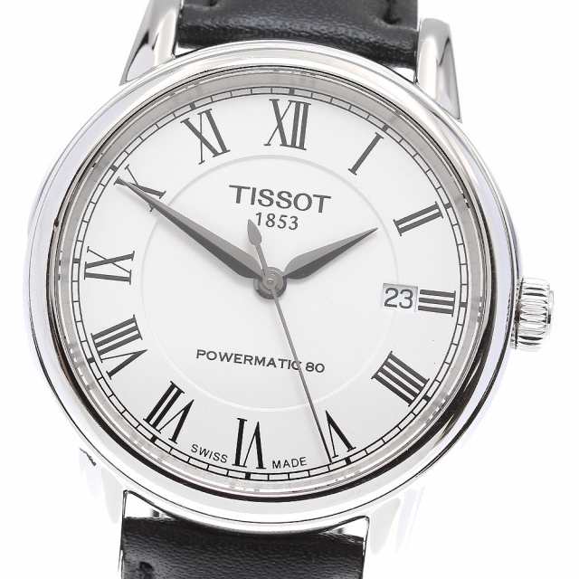 ティソ TISSOT T085407A パワーマチック80 デイト 自動巻き メンズ 良品 保証書付き_835662