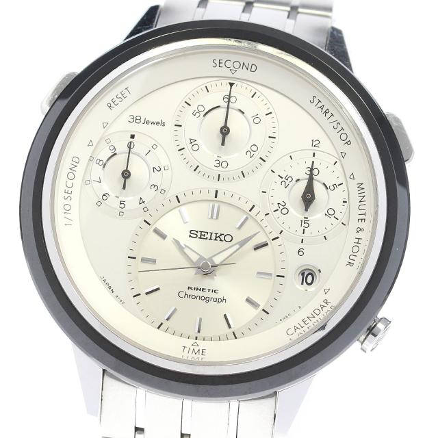 セイコー SEIKO SBCG003/9T82-0AE0 キネティック クラウン 国産クロノグラフ誕生40周年記念限定 オートクォーツ メンズ _834951の通販は 163,900円