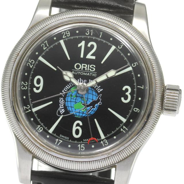 オリス ORIS 654 7543 4084F ビッククラウン 2000本限定 ポインターデイト 自動巻き メンズ _838415の通販は