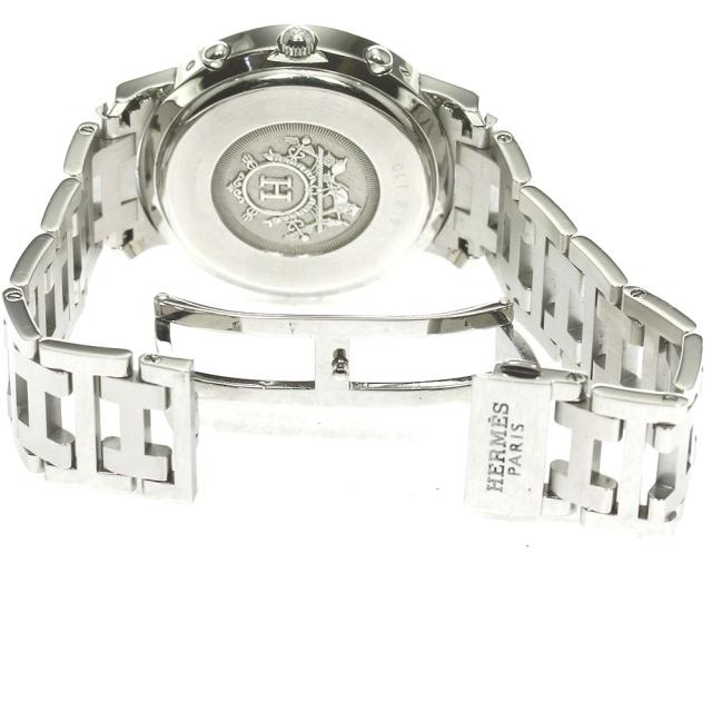 エルメス HERMES CL1.910 クリッパークロノ デイト クォーツ メンズ